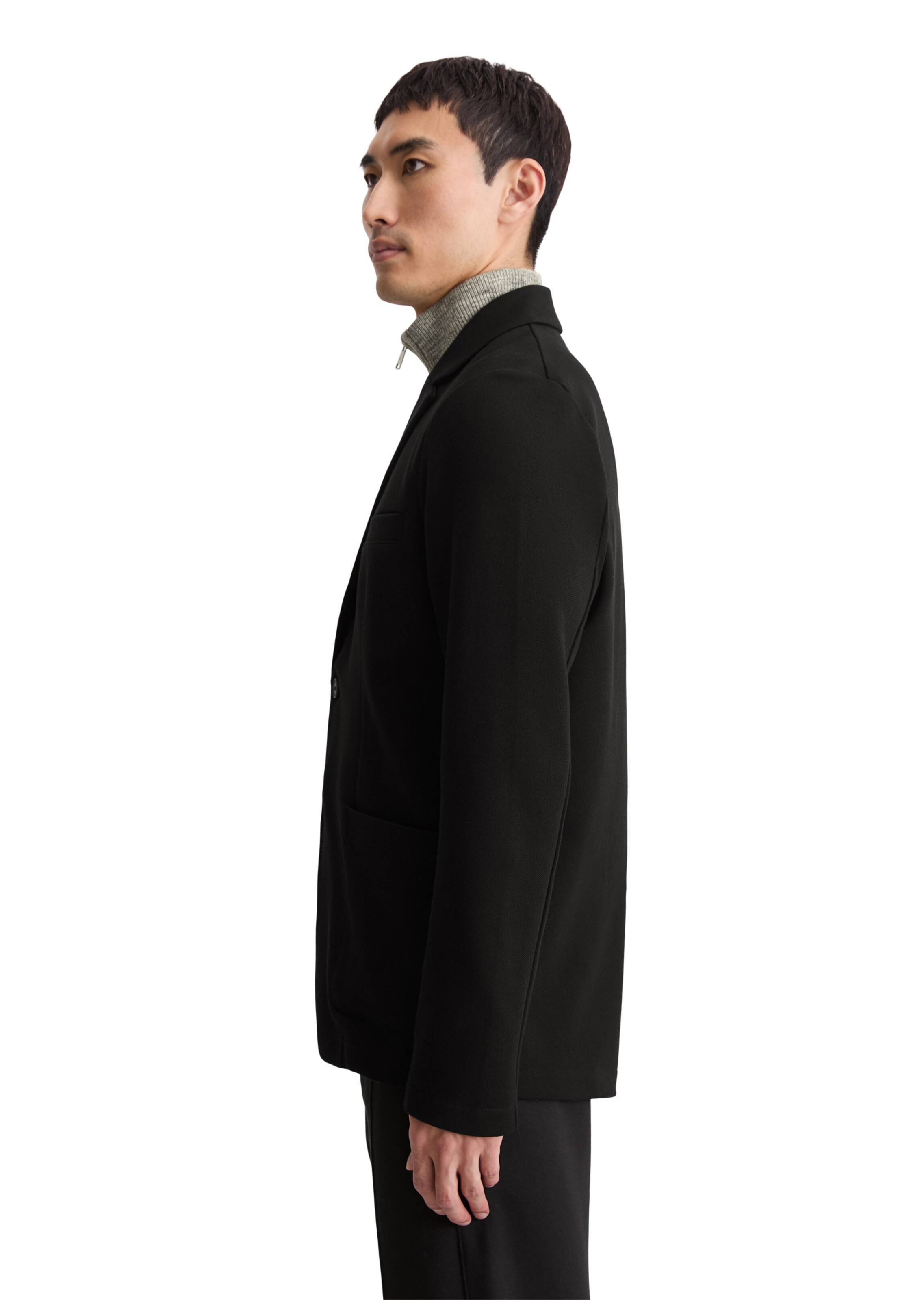 Marc O'Polo Sweatjacke in Schwarz