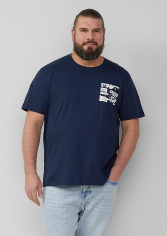 s.Oliver Shirt in Blauw: voorkant