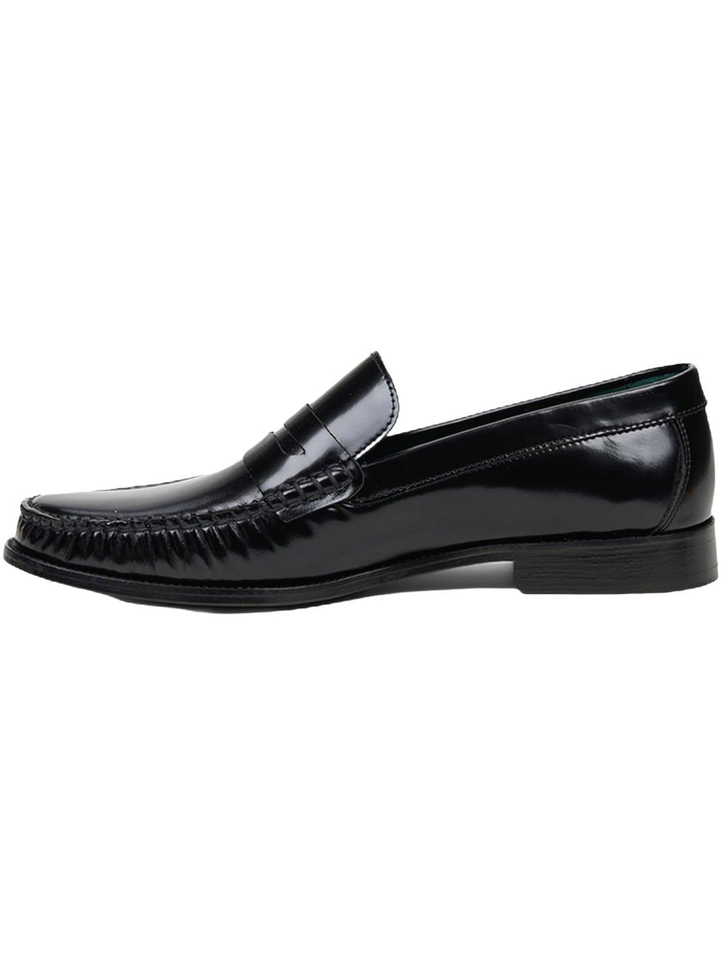 Desa Moccasin 'Slipper' in Black: front