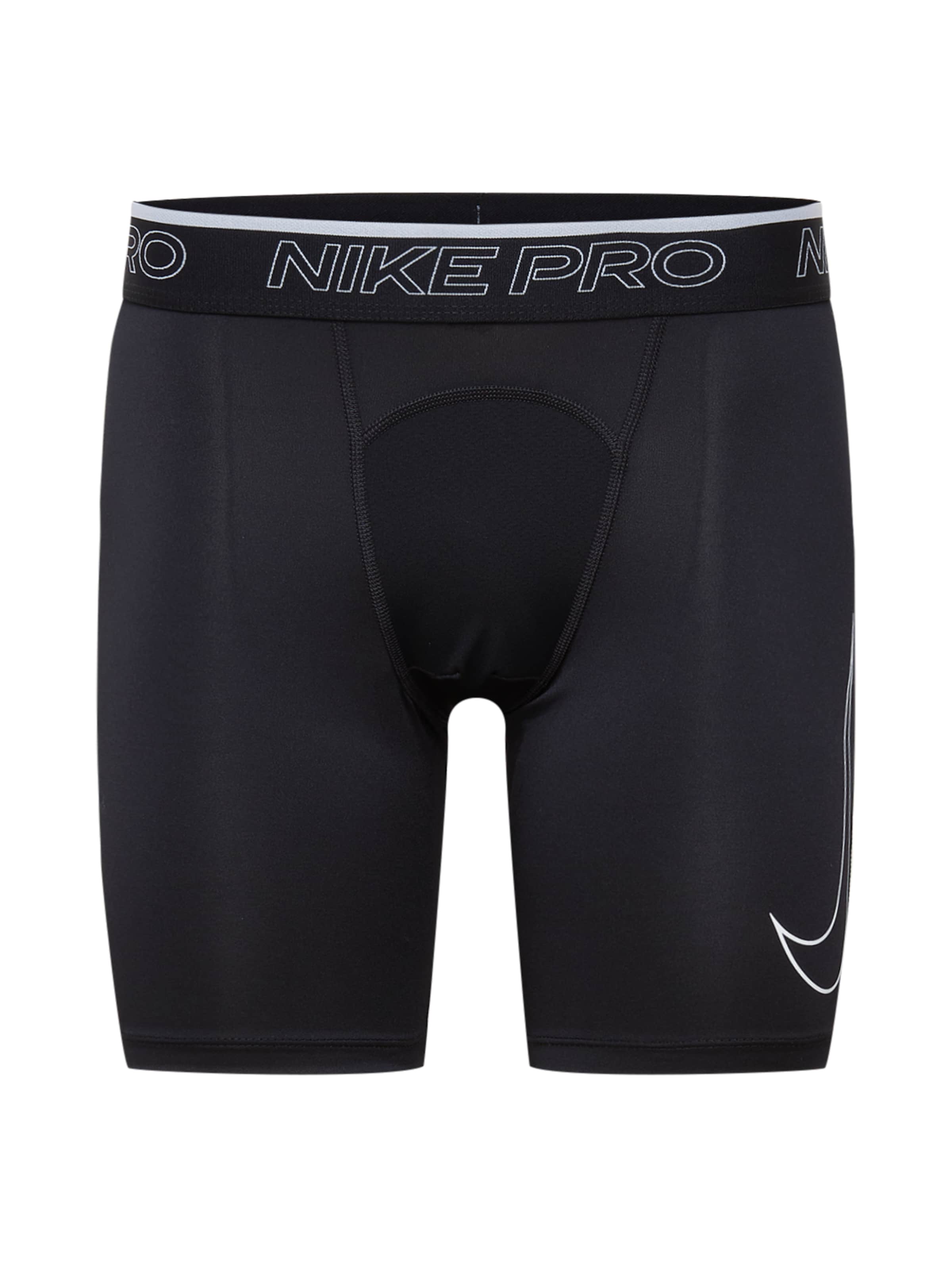 NIKE Skinny Sportovní spodní prádlo – černá: přední strana