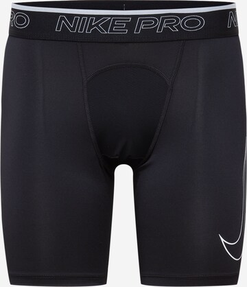 NIKE Skinny Sportunterhose in Schwarz: predná strana