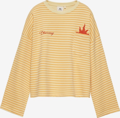 Pull&Bear Collegepaita 'PACIFIC' koossa XS värissä kerma / sahrami / tulenpunainen, Tuotenäkymä