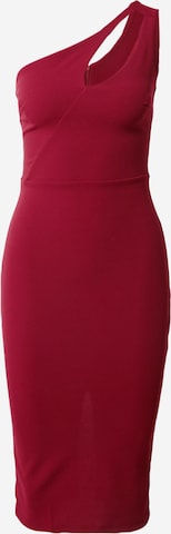 WAL G. Koktejl obleka 'ELLA' | rdeča barva: sprednja stran