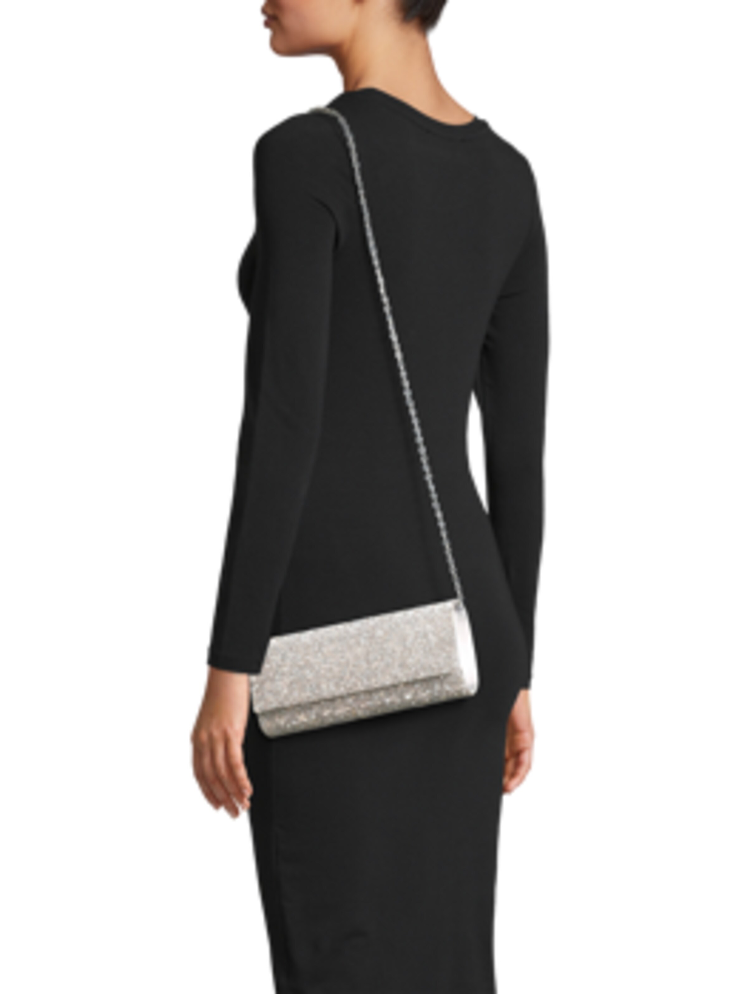 Pochette mascara en argent : devant