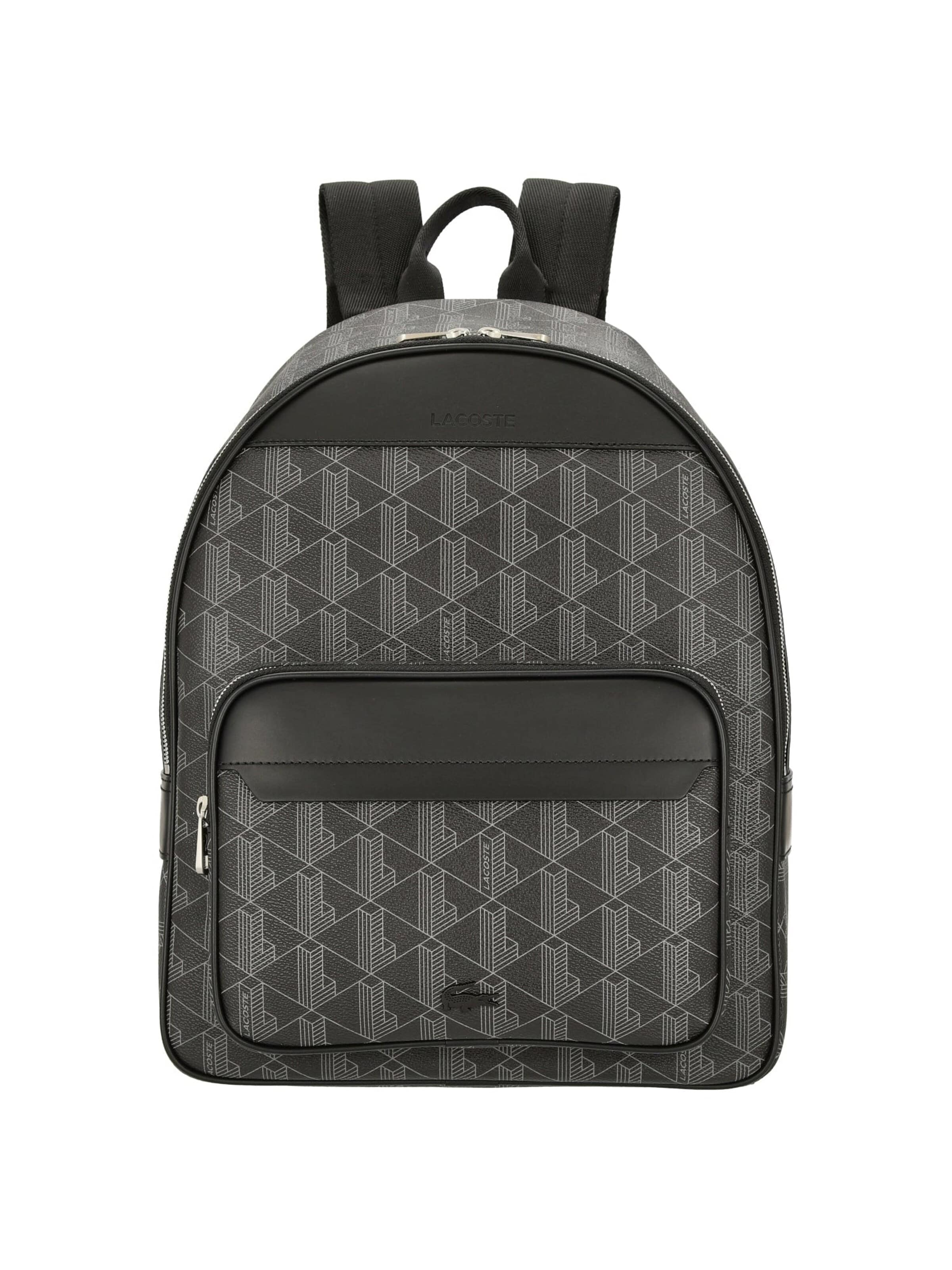 LACOSTE Backpack 'The Blend' in Grey: front