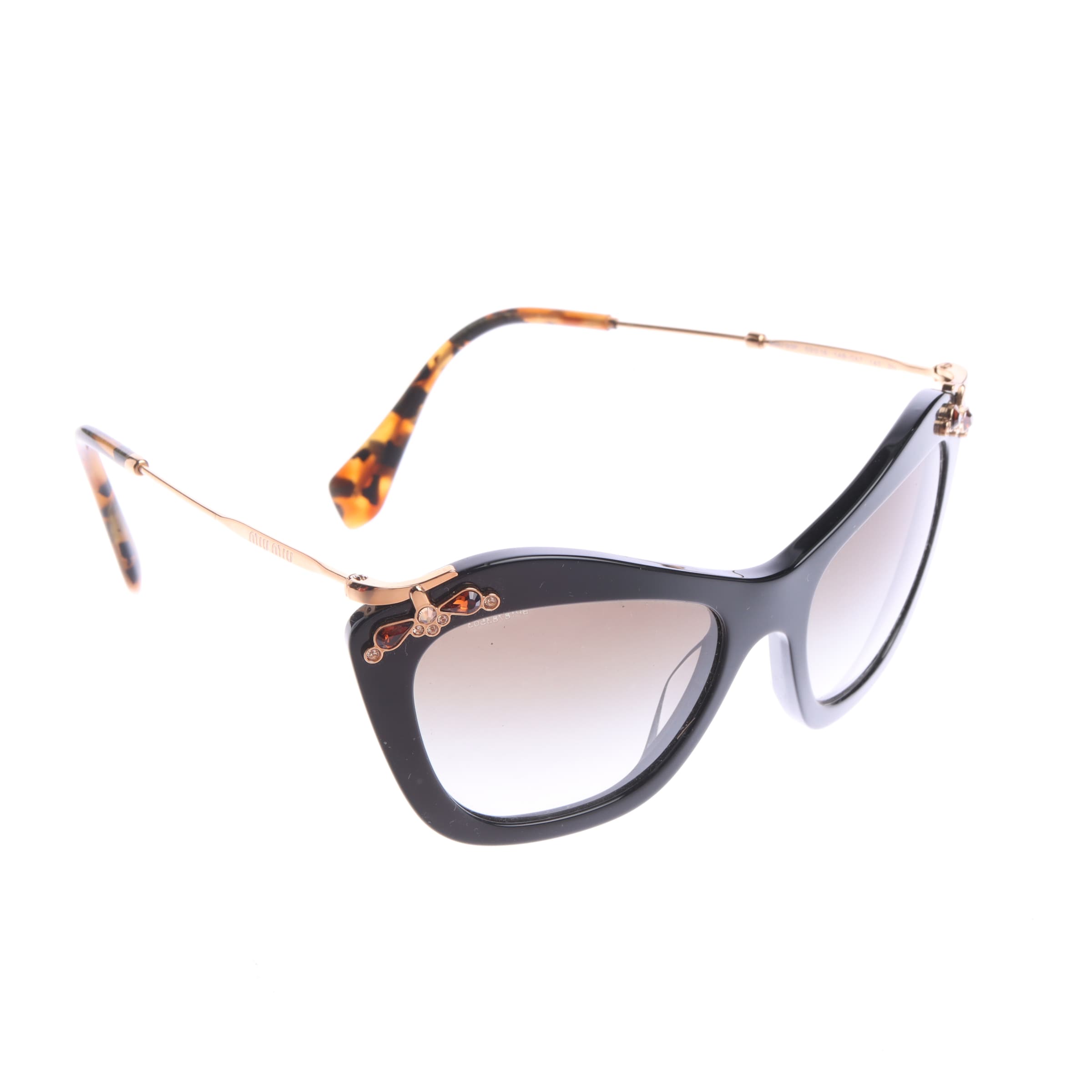 Miu Miu Sonnenbrille in One Size in schwarz, Produktansicht