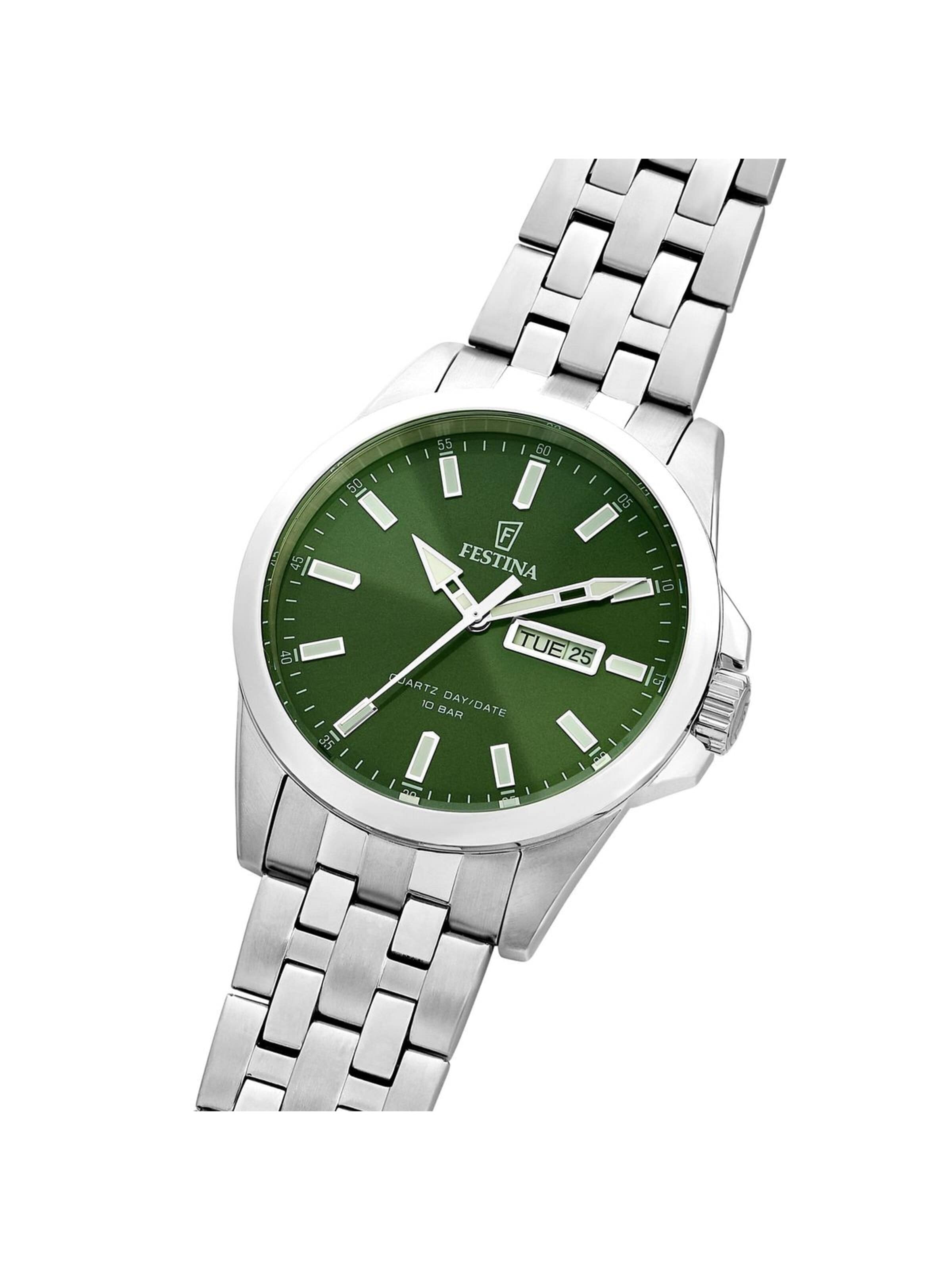 Montre à affichage analogique FESTINA en vert