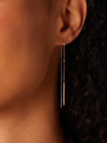 Boucles d'oreilles 'Klassisch' Lucardi en or : devant