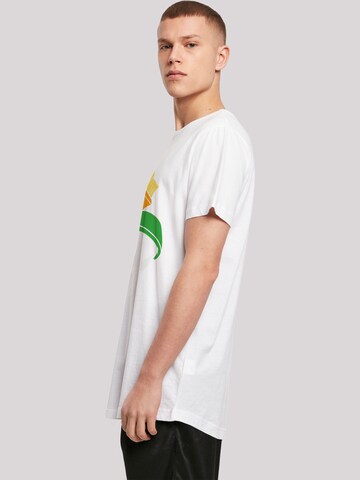 F4NT4STIC T-Shirt 'Looney Tunes Marvin The Martian Face' in Weiß
