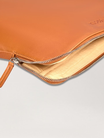 NEGOTIA Leather Laptoptas 'Mantle 14''' in Bruin