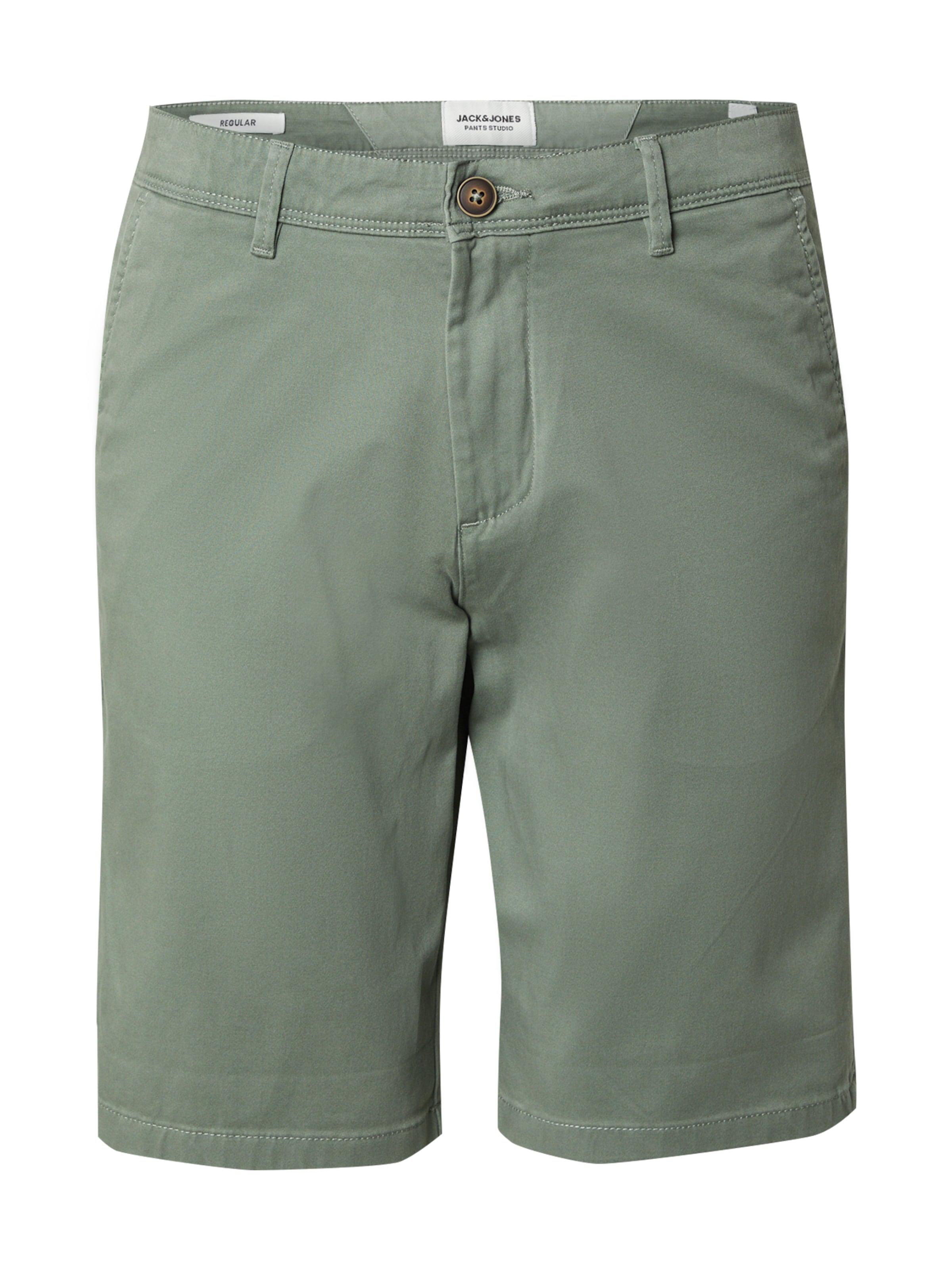 JACK & JONES - regular Pantalón chino 'JJIBowie' en verde: frente