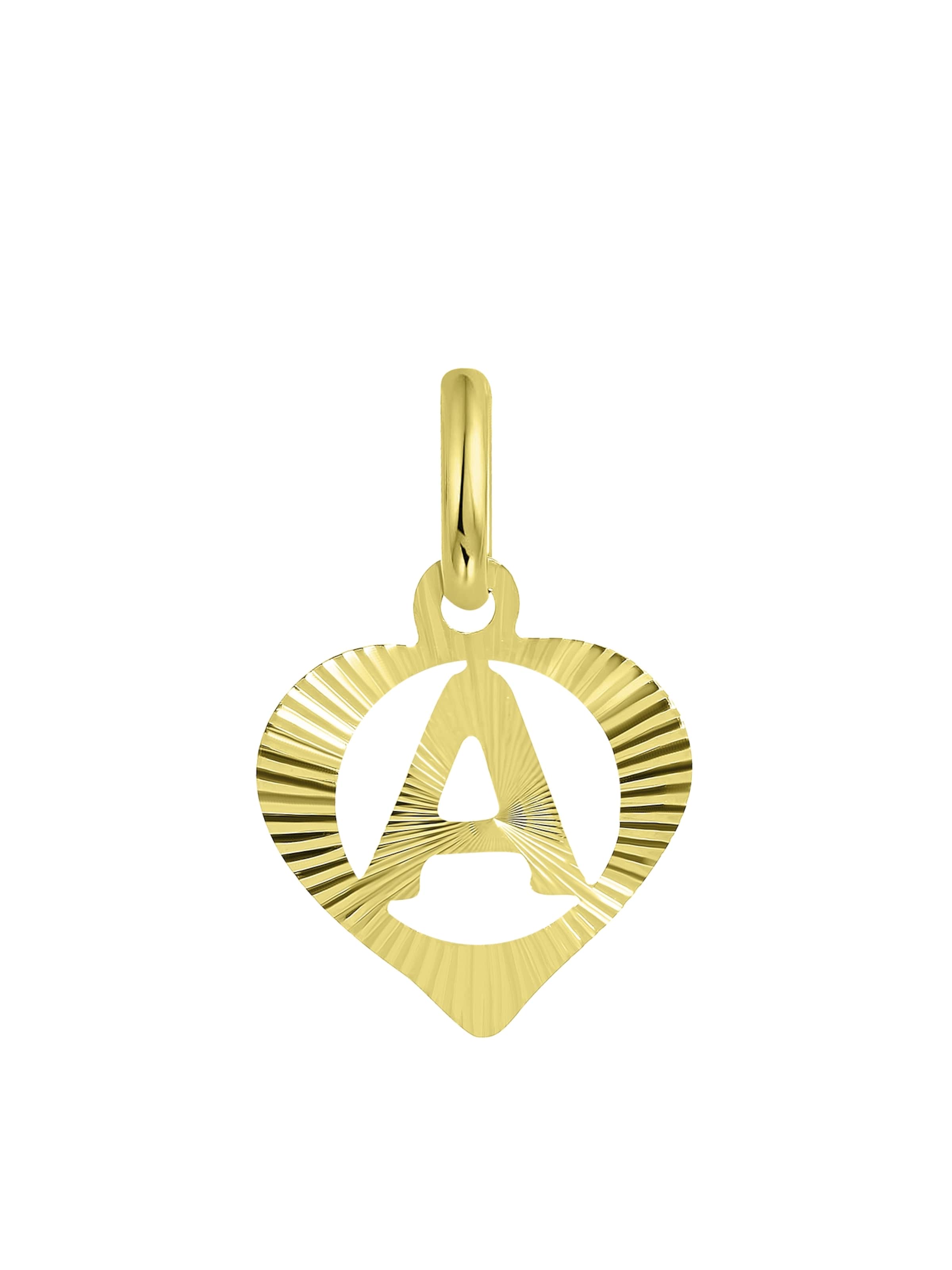 Lucardi Hangers 'Buchstabe' in Goud: voorkant