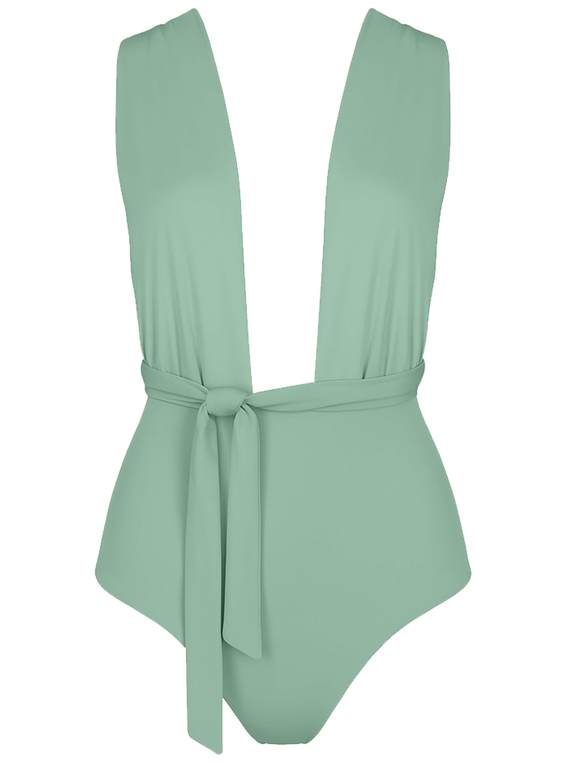 SEA ME SWIM Swimsuit 'MALDIVES' in Green: front