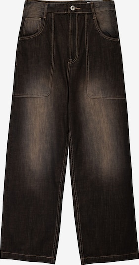 Bershka Jeansy w kolorze nakrapiany brązowym, Podgląd produktu