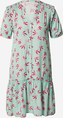 POM Amsterdam Dress 'Eve Fly Away' in Green: front
