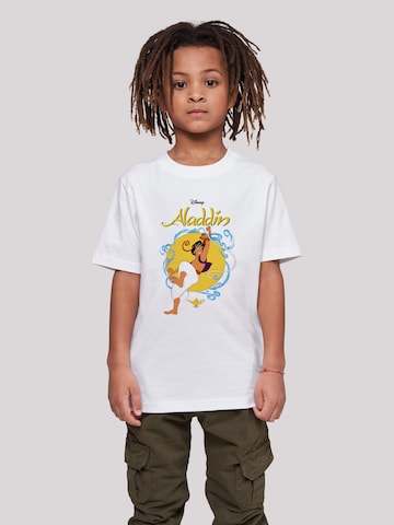 T-Shirt 'Aladdin Rope Swing' F4NT4STIC en blanc : devant