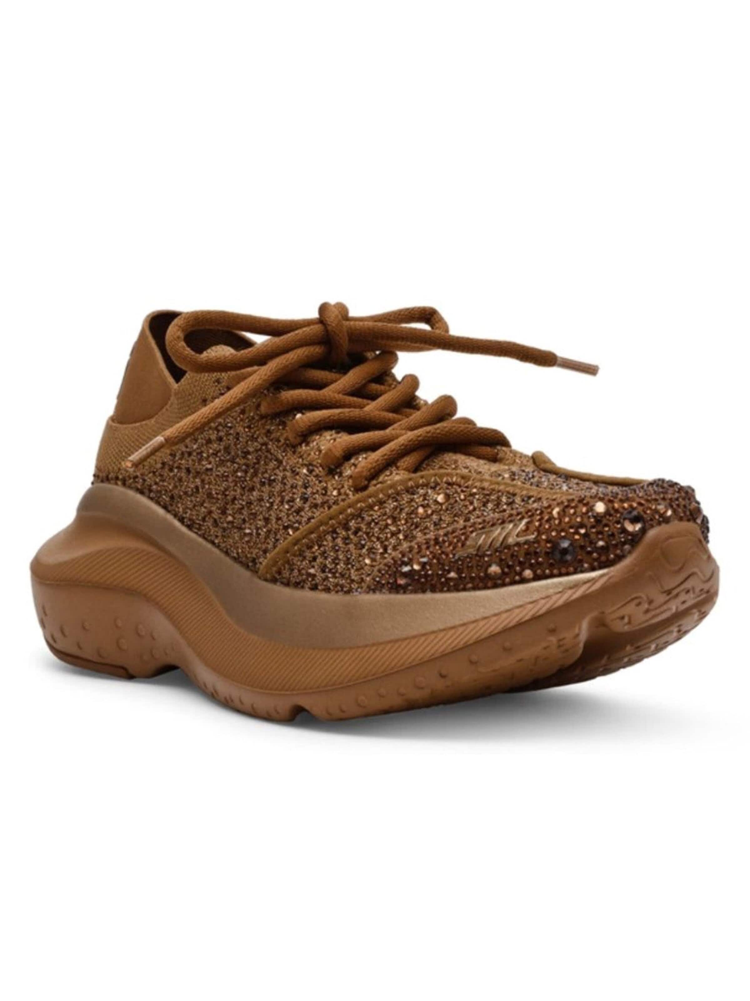 STEVE MADDEN Sneakersy niskie 'ELEVATE 3 BROWN / TAN' w kolorze brązowy: przód