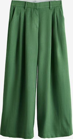 Next Pleat-front trousers in Green: front