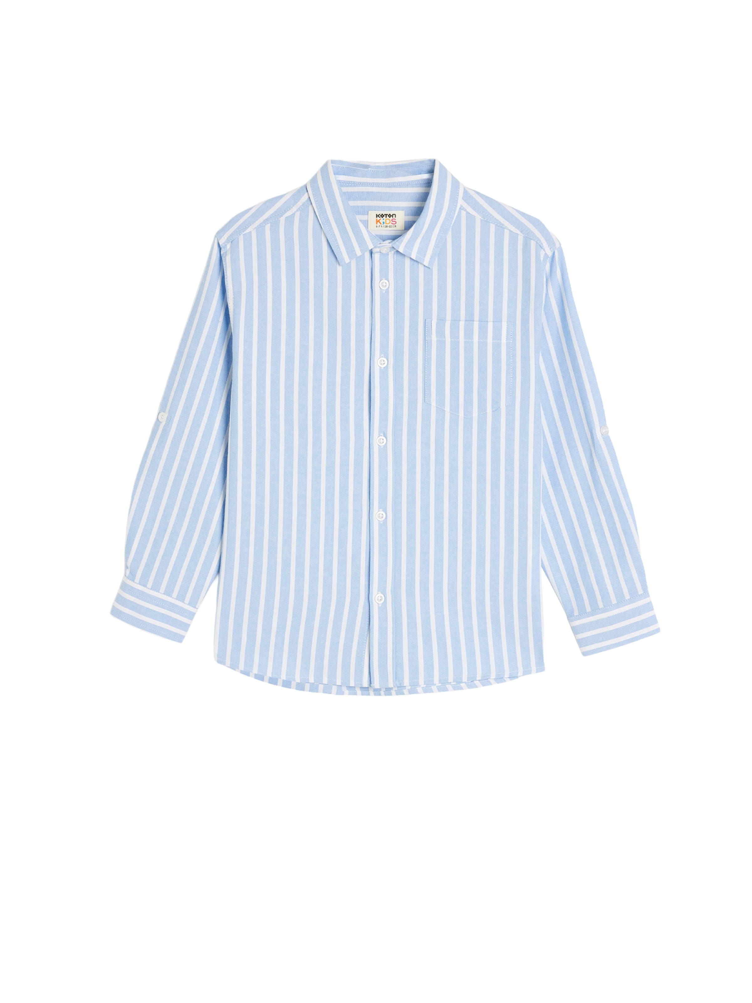 Koton Overhemd in 146-152 in de kleur Blauw / Wit, Productweergave