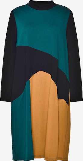 GOZZIP Kleid 'Nikoline Dress' in gelb / grün / schwarz, Produktansicht