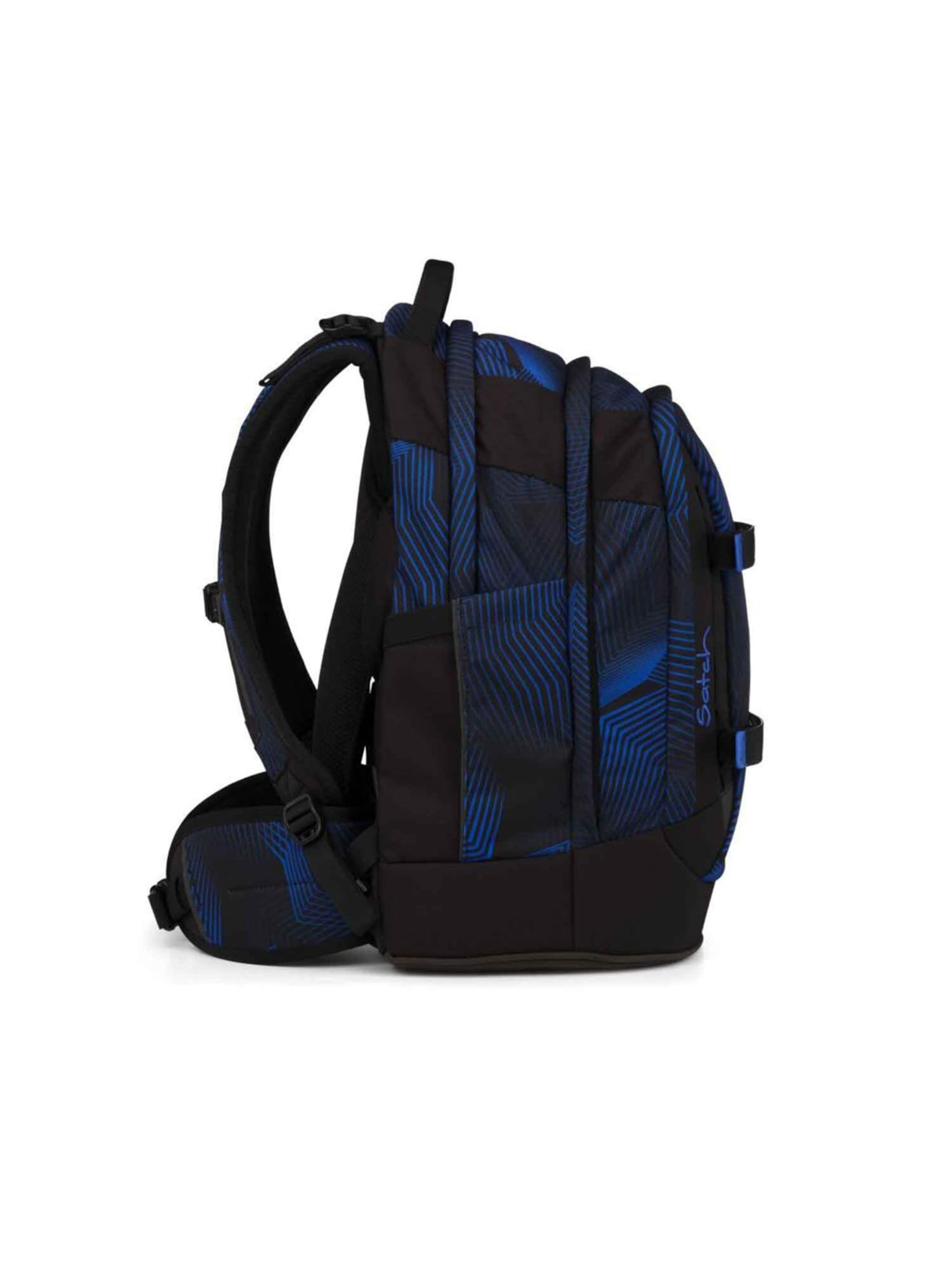 Satch Backpack 'Pack Schulrucksack Set 3tlg' in Blue