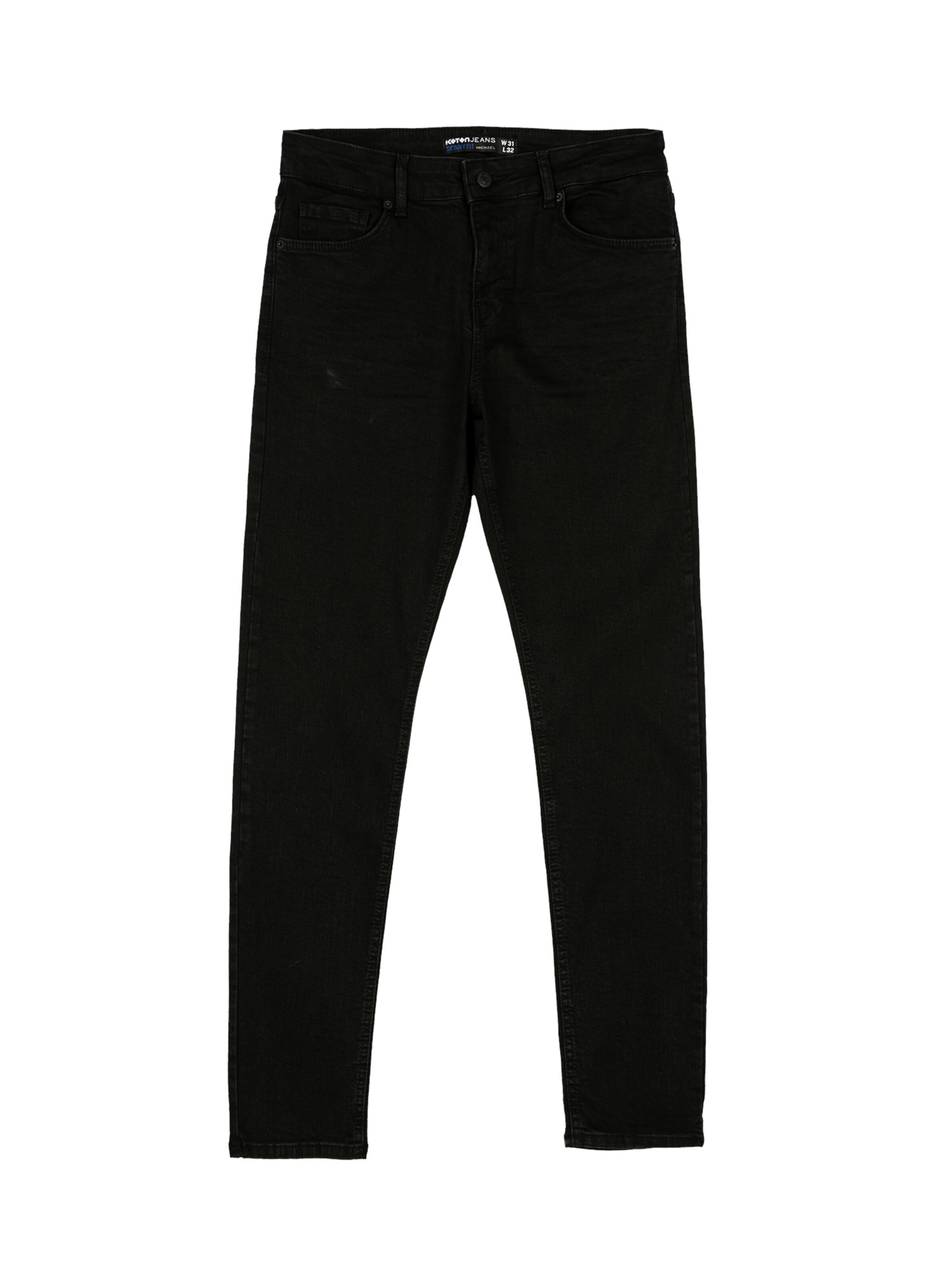 Koton Skinny Jeans in Black: front