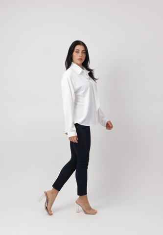 Chemisier Elara en blanc