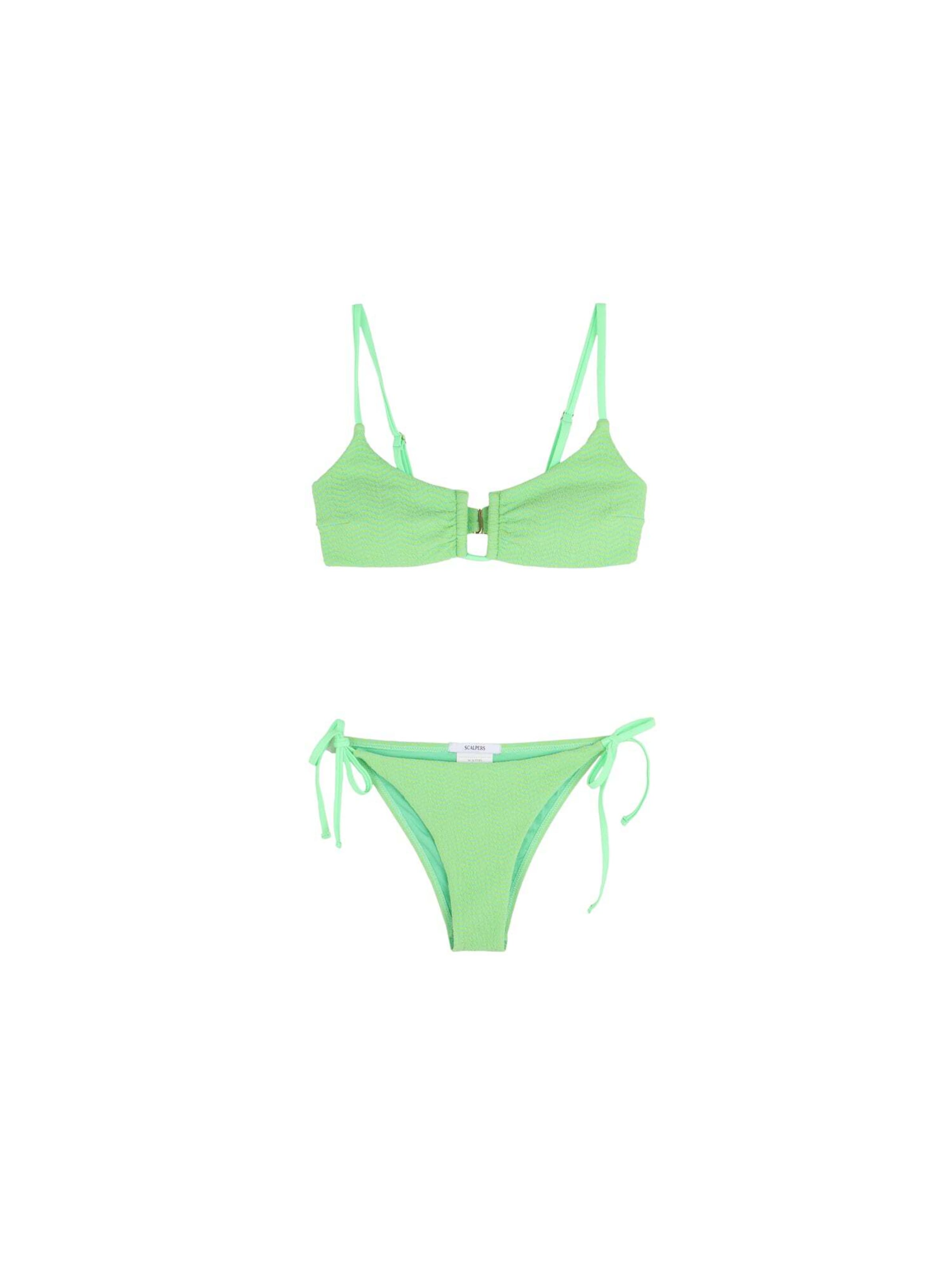 Scalpers Балконет Бикини ' ' в Зеленый: спереди