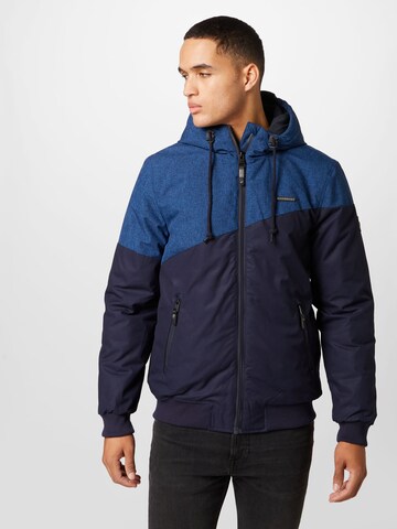 Ragwear Winterjas 'WINGS' in Blauw: voorkant