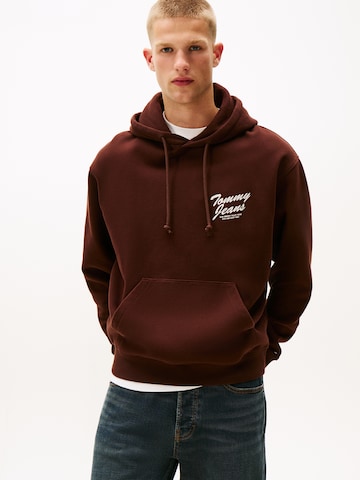 Sweat-shirt Tommy Jeans en marron