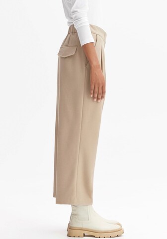 Wide Leg Pantalon à plis 'Mozy' OPUS en beige