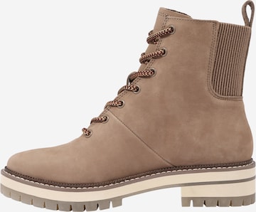 TOMS Lace-Up Ankle Boots 'FRANKIE' in Beige