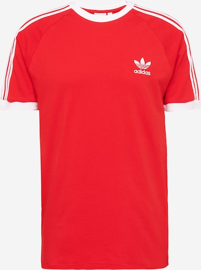 ADIDAS ORIGINALS Shirt 'Adicolor Classics' in Red / White, Item view