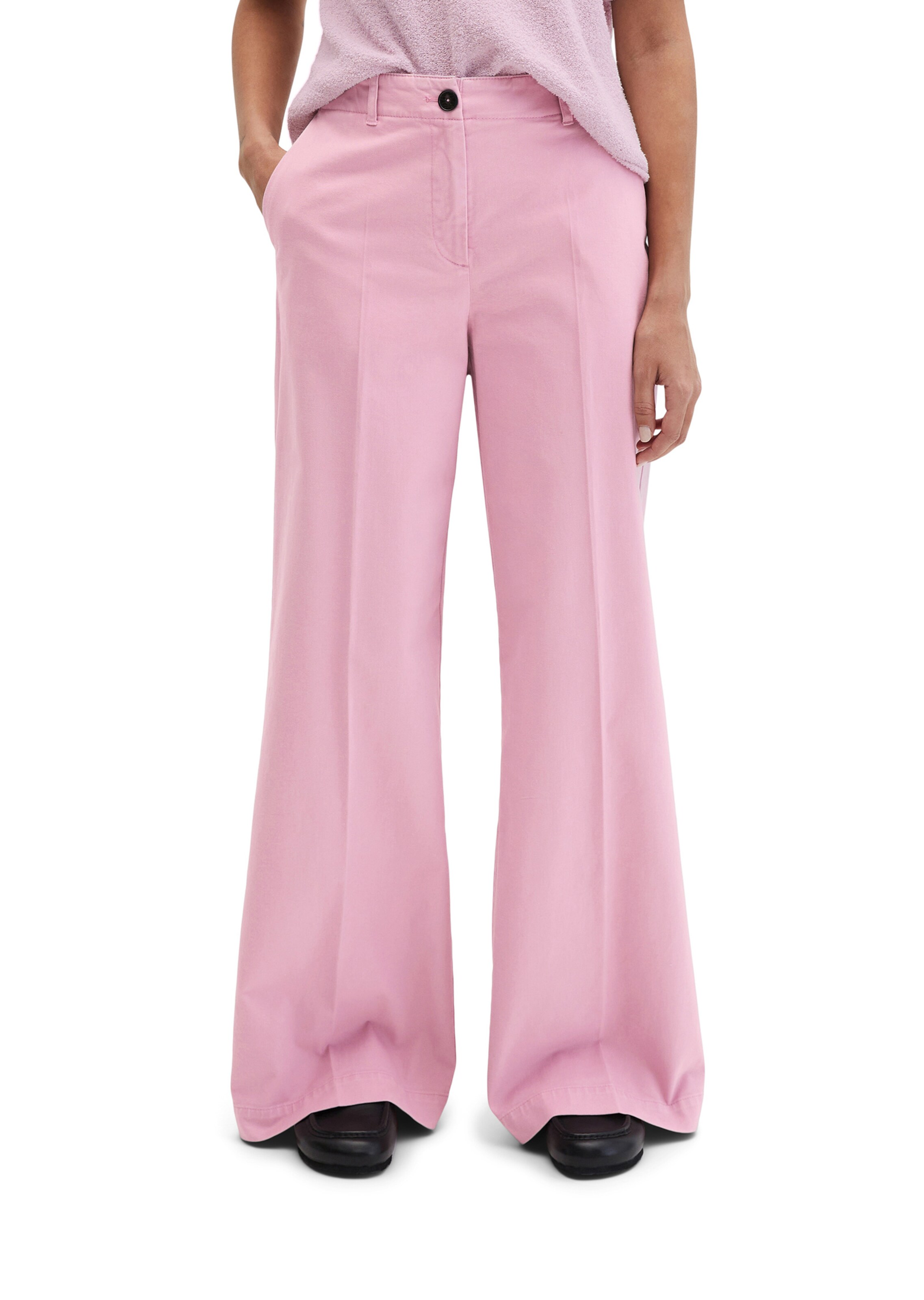 Marc O'Polo Loosefit Hose in Pink: Vorderseite