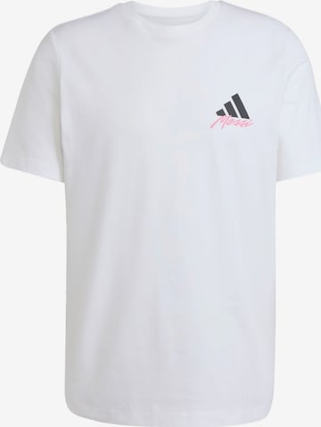 Maglia funzionale di ADIDAS PERFORMANCE in bianco: frontale