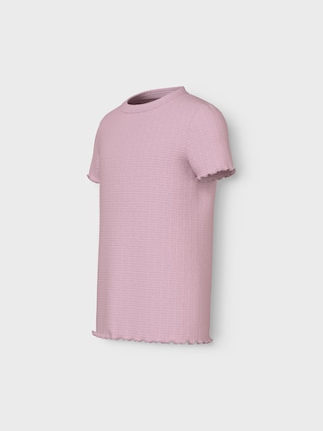 T-Shirt 'VIBSE' NAME IT en rose