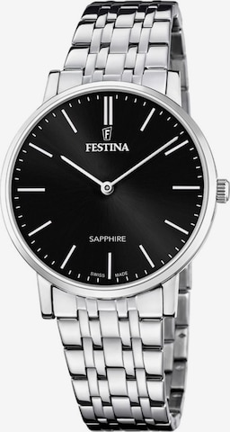 Montre à affichage analogique FESTINA en noir : devant