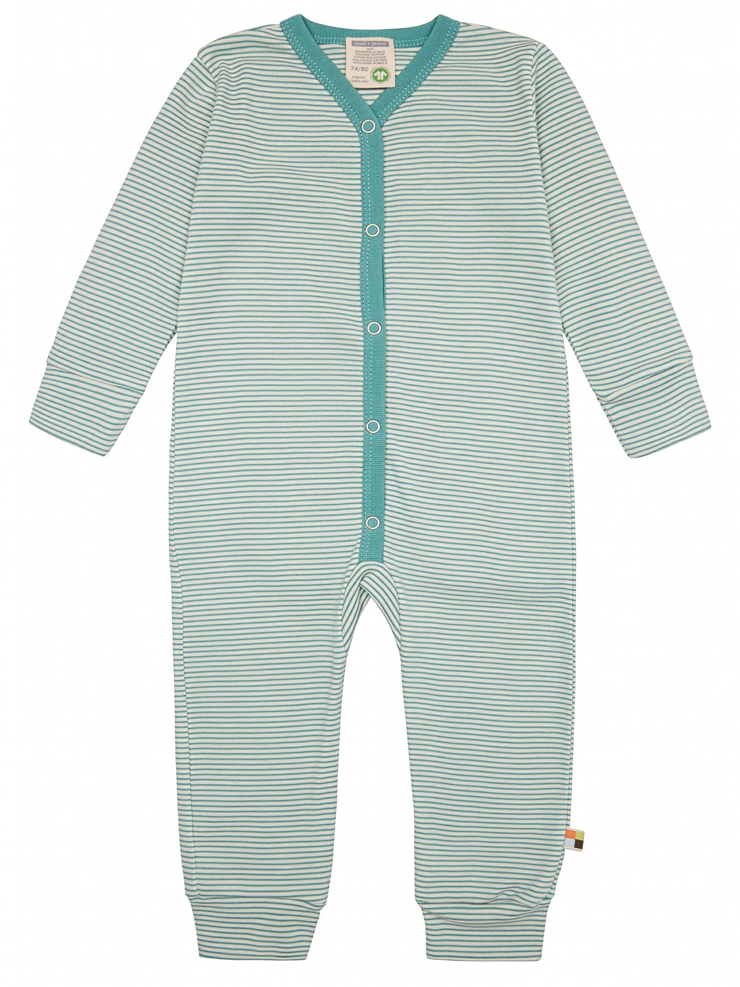 loud + proud Schlafanzug‌‌‌‌‌ in Grün: Vorderseite