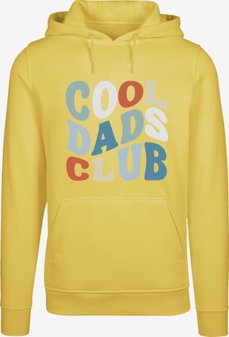 Sweat-shirt 'Cool Dads Club' F4NT4STIC en jaune : devant