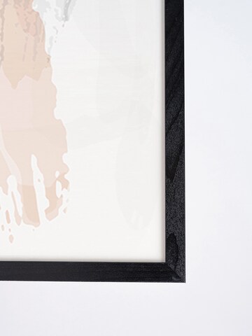 Liv Corday Wandbild 'Watercolor Geometric Abstract' in Schwarz