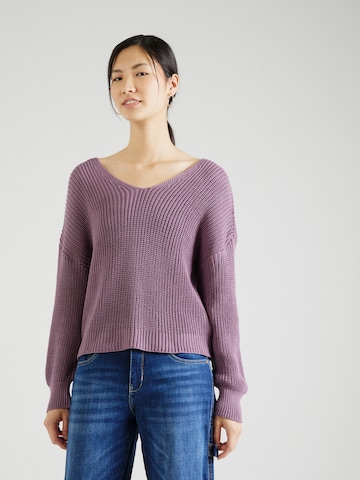 ABOUT YOU Sweater 'Sharon' in Purple: front