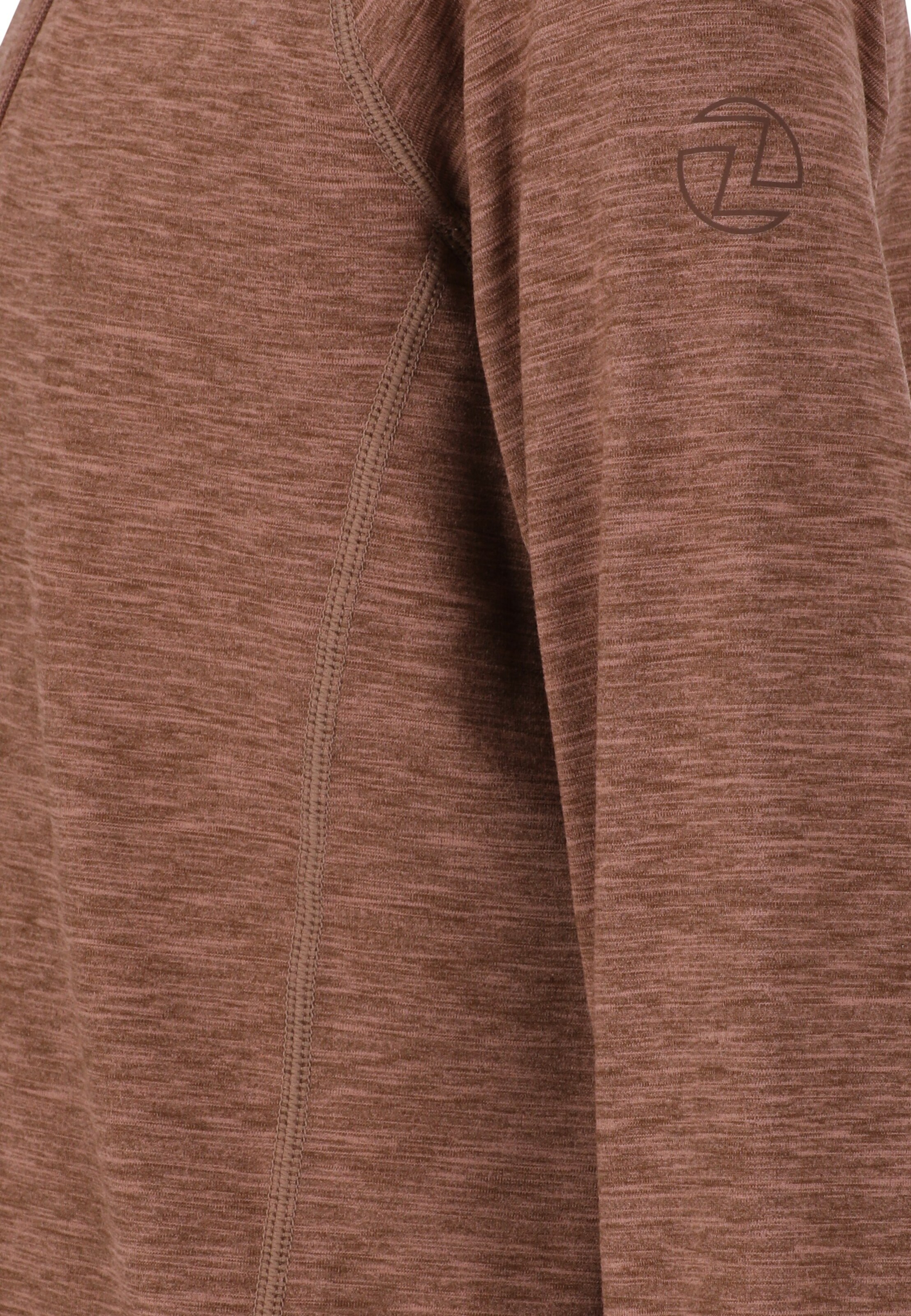 ZigZag Performance shirt 'Lopez' in Brown