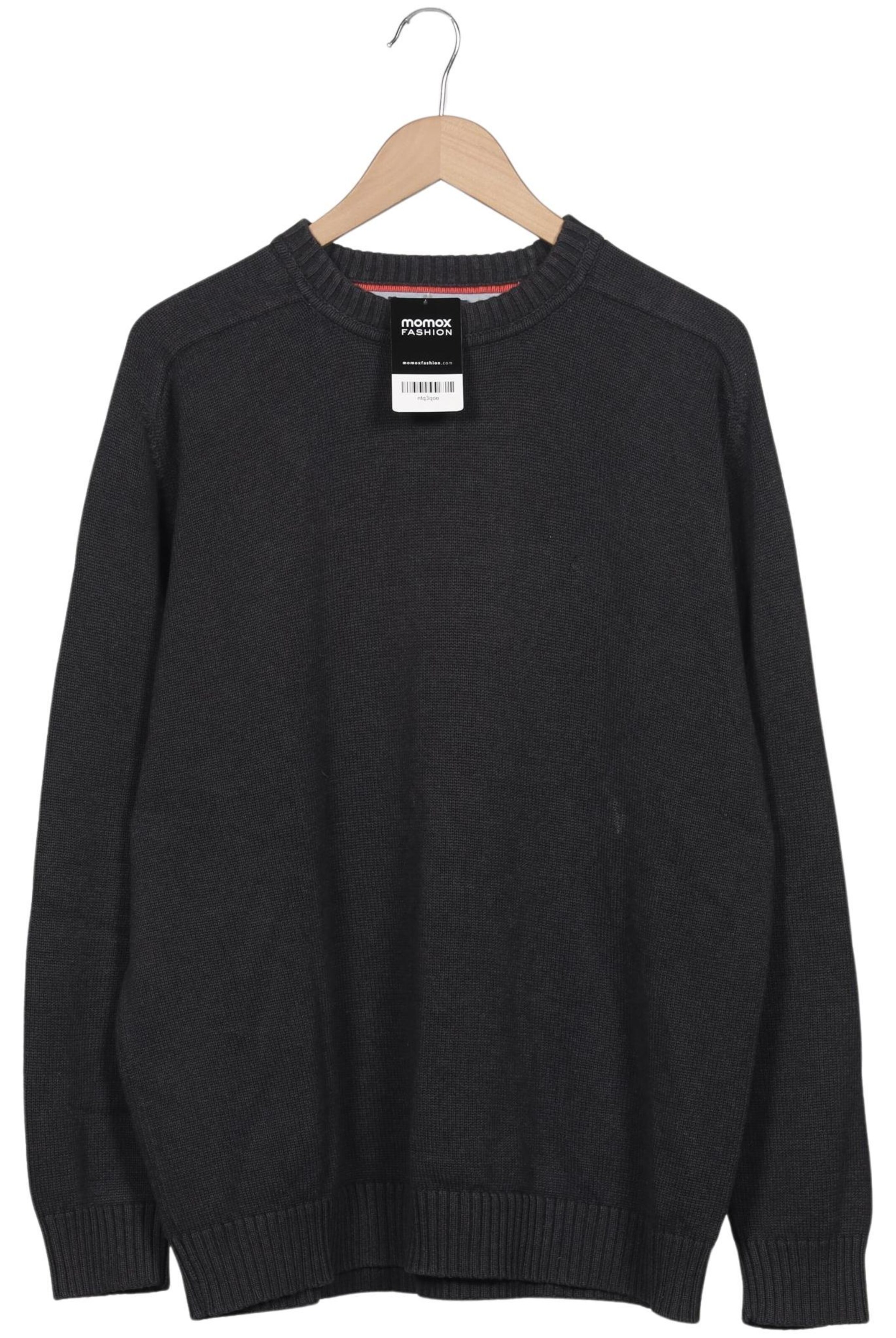 HECHTER PARIS Sweater & Cardigan in XXL in Grey: front