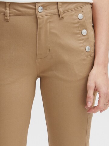 Slimfit Pantaloni 'Vomax 2' di Fransa in marrone