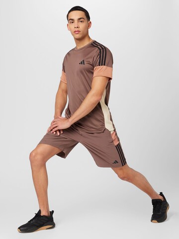 ADIDAS PERFORMANCE Performance Shirt in Brown