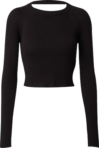 Pullover 'Odaline' di EDITED in nero: frontale