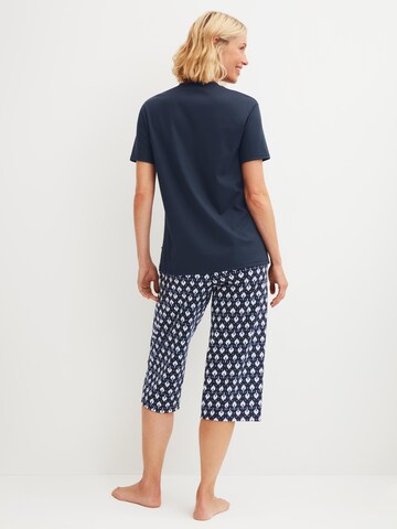 CALIDA Pyjama 'Daylight Dreams'‌‌‌ in Blau
