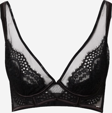 Hunkemöller Triangle Bra 'Veronica' in Black: front