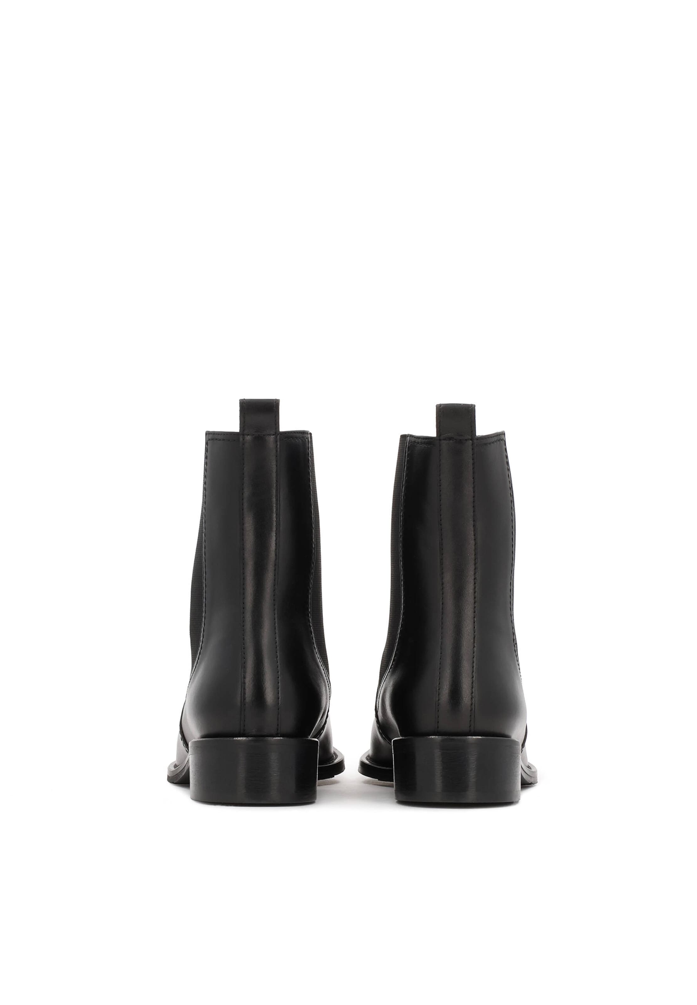 Ghete chelsea de la Kazar pe negru