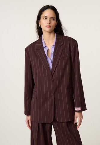 Blazer Fabienne Chapot en marron : devant